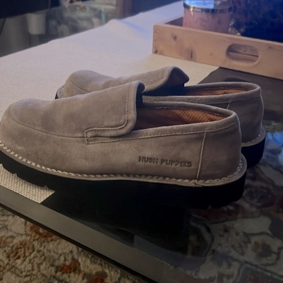 Hush Puppies Taupe Loafers - Picture 3 of 14